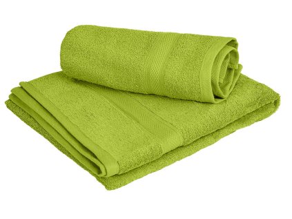 Bavlněná sada CLARYSSE ELEGANCE – zelená osuška a ručník