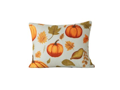 Povlak na polštář z mikrovlákna AUTUMN PUMPKINS barevný 40x50 cm s dýněmi