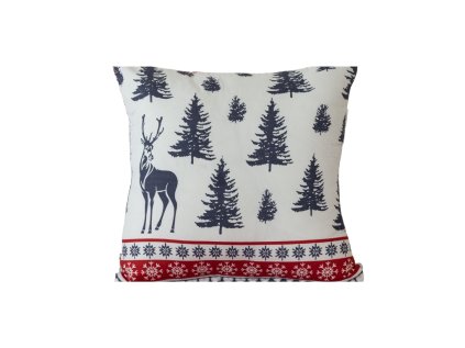 Mikrovláknový povlak TWINKLE CHRISTMAS 45x45 cm s vánočním motivem