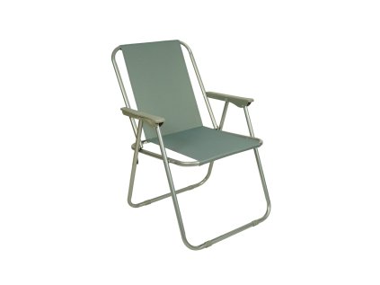 AKCE Šedé skládací plážové křeslo VIVA II.jakost