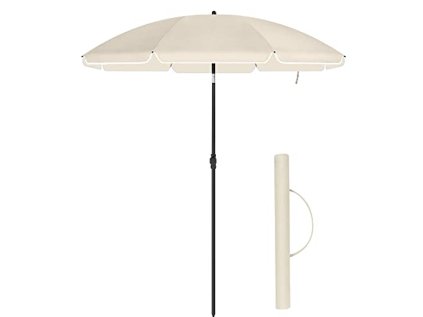 AKCE Zahradní naklápěcí slunečník SOMBRILLA 160 cm, béžový II.jakost