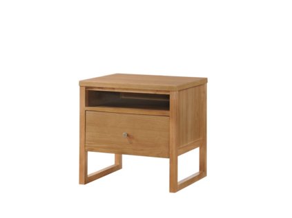 AKCE Noční stolek v dekoru dub IRISUN II. jakost