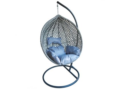 Závěsné křeslo TROPIKAL z umělého ratanu pro interiér i exteriér.