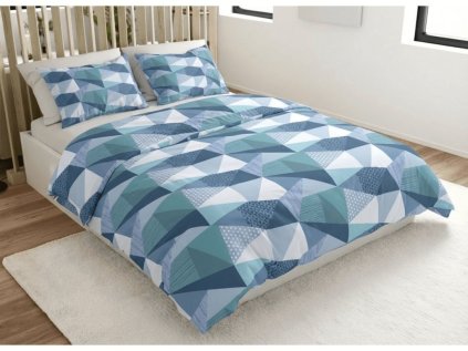 Moderní mikrovláknové povlečení NARKEL s trojúhelníky