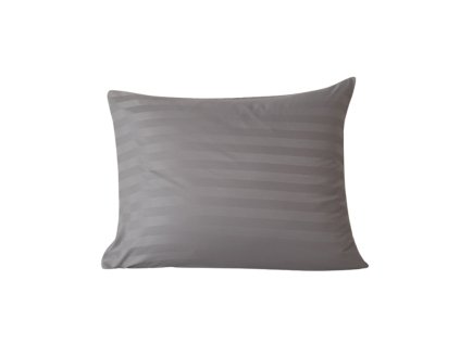 Povlak na polštář JASMINE 70x90 cm světle šedý v elegantním hotelovém stylu