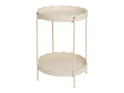 AKCE odkládací stolek RAVELO Ø 40,5 cm – více barev, II. jakost