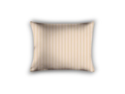 Luxusní povlak na polštář JASMINE 70x90 cm, šampaň - proužek 2 cm