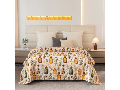 Přehoz na postel APOTHECARY, krémový