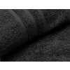 Kvalitní ručník Comfort 50 x 100 cm černý, 100% bavlna pro každodenní použití