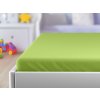 Jersey prostěradlo do dětské postýlky zelená 60 x 120 cm