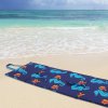 Plážové lehátko MOŘSKÝ KONÍK 137x49 modré – ideální na letní dovolenou