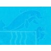 plazova osuska rucnik azurove modra more delfin 04