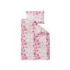 Moderní bavlněné povlečení LISTY růžové s listovým motivem