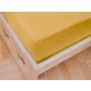 Jersey prostěradlo do dětské postýlky CORNY žluté 60 x 120 cm