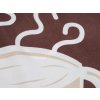 Povlečení COFFEE hnědé pro fanoušky voňavého kávového stylu