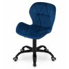 51139 4 tmave modre kancelarske kreslo noto velvet