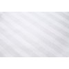 Luxusní povlak Atlas Grádl 70x90 cm bílý proužek 2 cm mykaná bavlna