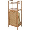 50689 bezovy bambusovy kos na pradlo hamper