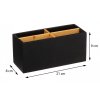 46938 1 cerny organizer se 4 prihradkami natureo