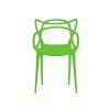 Zelená plastová židle KATO