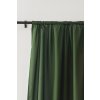 Tmavě zelený závěs OXFORD 140x250 cm (Zavěšení Řasící páska)