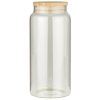 47325 sklenena doza na potraviny bamboo s bambusovym vikem 1300 ml