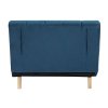 Modré rozkládací křeslo BILLY VELVET