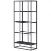 Černý kovový regál bez boxů ENJOY ER66
