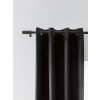 61798 10 zatemnovaci zavesy velvet cerne 140x250 cm 2 ks kovove krouzky