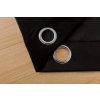 61798 15 zatemnovaci zavesy velvet cerne 140x250 cm 2 ks kovove krouzky