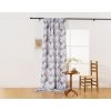 Elegantní závěsy ALOFA s listovým vzorem - Oživte svůj domov těmito stylovými závěsy, které přinášejí přírodní motiv do každé místnosti.