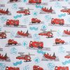 Dětské bavlněné povlečení POŽÁRNÍK SAM TEAM modré