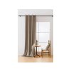Světle hnědý zatemňovací závěs VELVET 140x250 cm pro teplý interiér