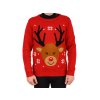 Vánoční svetr CHRISTMAS REINDEER dámský červený – styl a pohodlí pro zimní dny