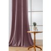 Stylový závěs VELVET 140x250 cm světle fialový zatemňovací efekt