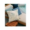 Venkovní polštář SOPHIE BLUE 50x50 cm, béžový