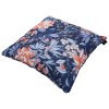 Polštář MADISON MAXIME INDIGO 50x50 cm – květinový motiv v tmavých tónech