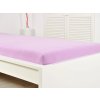 Jersey prostěradlo do dětské postýlky EXCLUSIVE 60x120 cm fialové