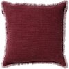 Dekorační povlak na polštář BURTO MERLOT 45x45 cm – luxusní vínová elegance