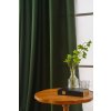 OXFORD závěs 140x270 cm – zatemňovací tmavě zelený dekor