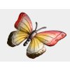 Nástěnný kovový motýl BUTTERFLY 30 cm – stylová dekorace v různých barvách