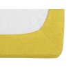 Stylové žluté froté prostěradlo EXCLUSIVE 90 x 200 cm – moderní doplněk ložnice