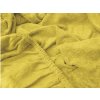 Napínací froté prostěradlo EXCLUSIVE 90 x 200 cm v luxusním žlutém odstínu