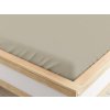 Napínací prostěradlo z mikrovlákna pískové 90x200 cm do ložnice