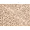 Elegantní ručník CLARYSSE ELEGANCE pískový s bordurou, 60x110 cm, 100% bavlna