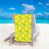 Letní osuška LEMONS s citrony z mikrovlákna 100x180 cm