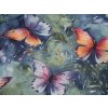 COLORFUL BUTTERFLY povlečení s motýly – barevné mikrovlákno
