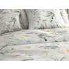 Moderní květinové povlečení ELYSIA světle šedé z mikrovlákna