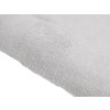 CARRARA osuška z 100% bavlny, světle šedá, 70x140 cm s bordurou