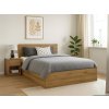 Postel SOFIA 120 x 200 cm, dub artisan